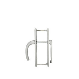 Poignée de porte SOFOC Zenia aluminium perçage cylindre