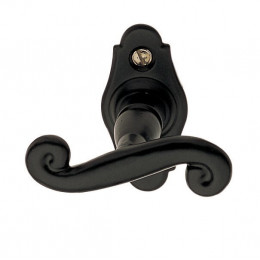 Poignée de fenêtre coq fer noir entraxe 43mm