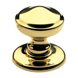 Pommeau Victorian laiton poli diamètre 70 mm