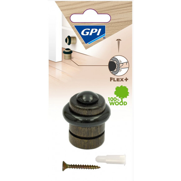 Butée Sol Frêne Bois Foncé