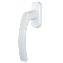 Crémone Oscillo battant en aluminium blanc