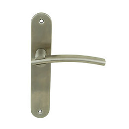 Ensemble poignées de porte Bagneux sans trou entraxe 195mm