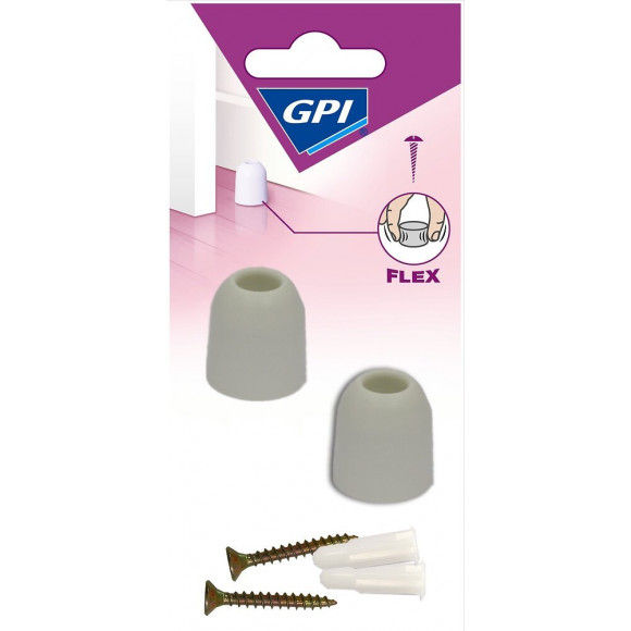 Butée Souple Blanc D.23 mm x2