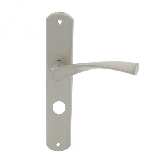 Poignée sur plaqué condamnation Balard nickel mat entraxe 195mm