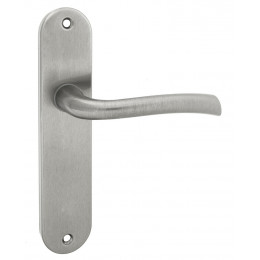 Poignée de porte Rhapsodie zamak nickel bec de cane entraxe 165mm