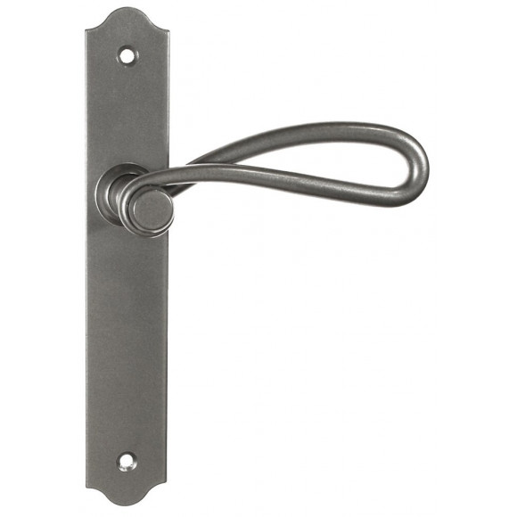 Poignée de porte SOFOC Carcassonne fer patiné sans trou