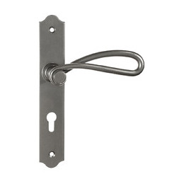 Poignée de porte SOFOC Carcassonne fer patiné perçage cylindre