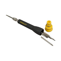 Micro tournevis STANLEY multilames fente + phillips - jeu de 8 pcs