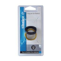 3 bagues de fixation pour douille E14 filetée