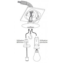DCL fiche 2P+T pour boîte de centre