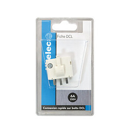 DCL fiche 2P+T pour boîte de centre