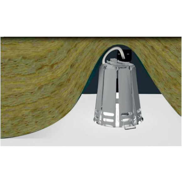 Lot de 3 support protecteur pour spot encastré