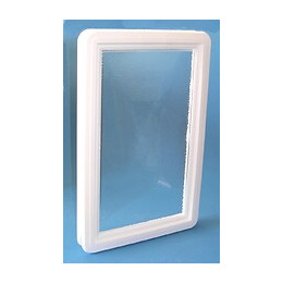 Hublot rectangulaire blanc 235mmx370mm