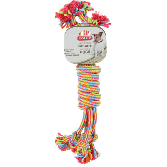 Jouet corde en caoutchouc pour chien 7.5CM