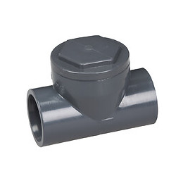 Clapet anti-retour PVC évacuation bâtiment DN32