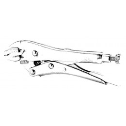 Pince etau STANLEY bec coudé 225mm