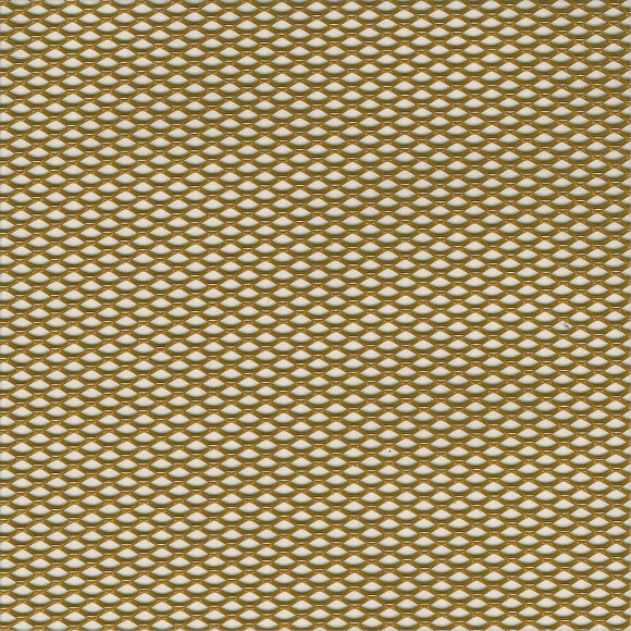 Métal déployé aluminium anodisé laiton 60x100cm