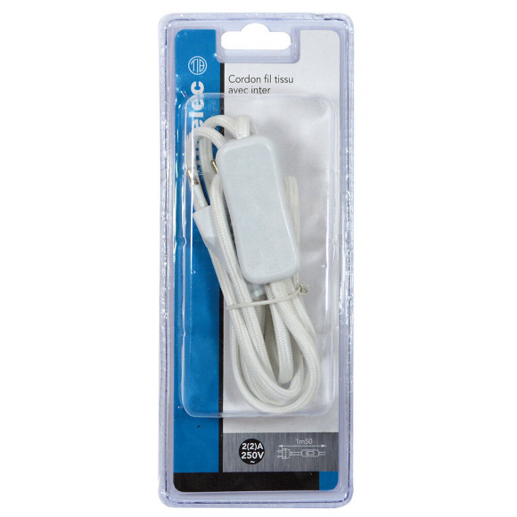 Cordon H03VVH2F inter fiche longueur 1.5m OR