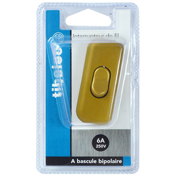 Interrupteur bipolaire 2A or