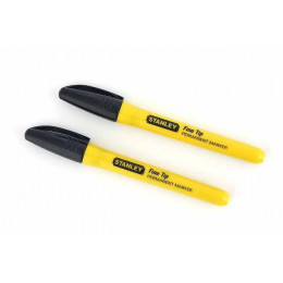 Marqueur noir pointe fine - carte 2 pièces