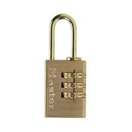 Cadenas à combinaison programmable laiton 20mm anse d.3xh.22mm