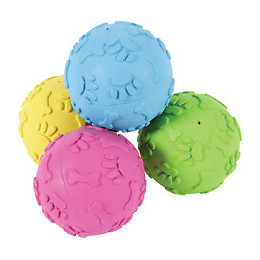 Balle pour chien jouet en caoutchouc dur 7cm