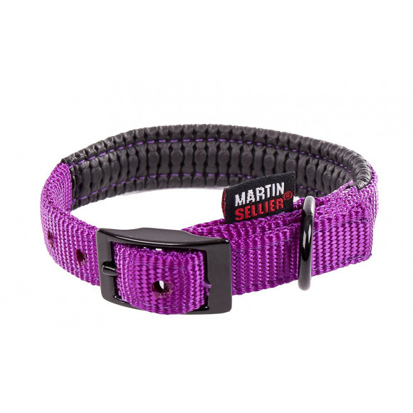 Collier pour chien Confort mauve Longueur 55cm