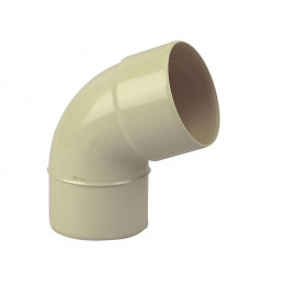 Coude gouttière PVC MF 67°30 DN80 couleur sable