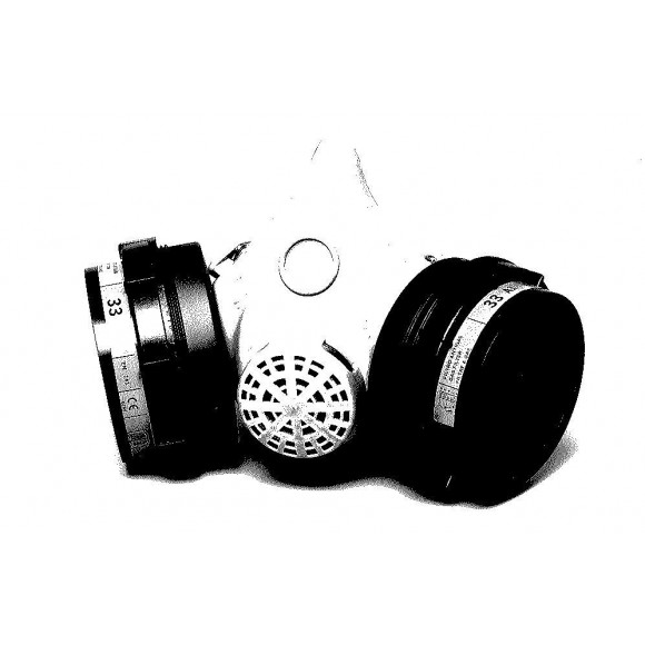 Masque respiratoire avec filtre cartouche