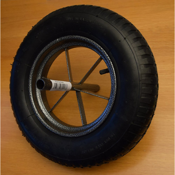 Roue de brouette gonflable
