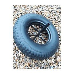 roue de brouette increvable adaptable à tous types de brouette