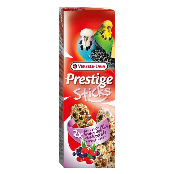 Prestige Sticks Perruches Fruits des Bois - 2 pièces 60g