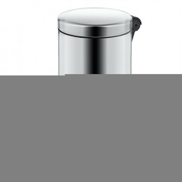 Poubelle ronde inox brillant 30L