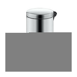 Poubelle ronde inox brillant 30L