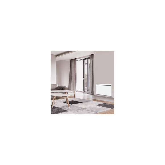 Radiateur chaleur douce Woody 1500W Blanc programmable