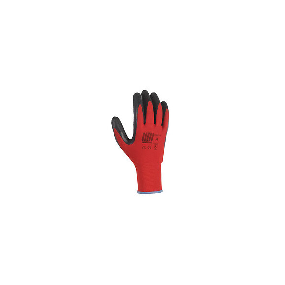 Gants tous travaux rouge noir cross T9 GESTE PRO