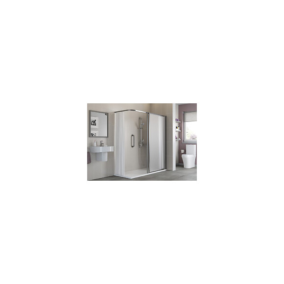 Barre d'appui droite en acier inoxydable chromé 30cm DLP Série 01260