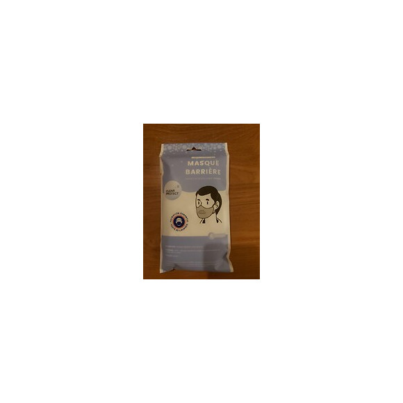 6 masques 20 lavages CLEAR PROT