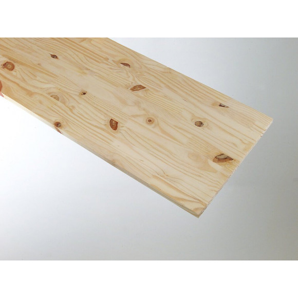 Tablette pin lamell? coll? rustique 200x20cm ep.18mm