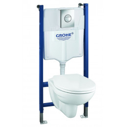 WC suspendu sans bride Solido Bau Start