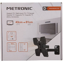 Support TV inclinable-orientable et dépliable 28''-42''-71-106cm