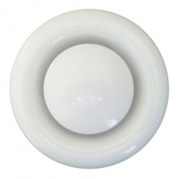 Bouche inox tube avec moustiquaire avec entrée d'air réglable D12,5