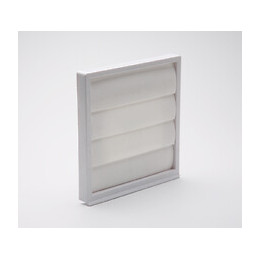 Grille à lamelles exterieurs mobiles pour sortie aérateur