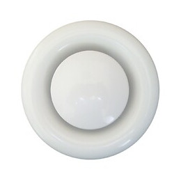 Bouche inox tube avec moustiquaire avec entrée d'air réglable D12,5