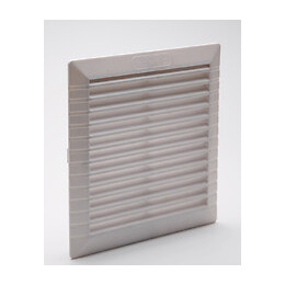 Grille d'aération ABS à clipser avec moustiquaire 15,9 x15,9 cm