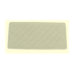 Fond de bain antidérapant Nuage L.75xl.35cm, blanc