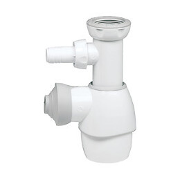 Siphon tout-en-un prise machine à laver blanc  WIRQUIN