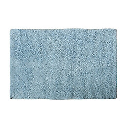 Tapis coton L.70x45cm, bleu ciel