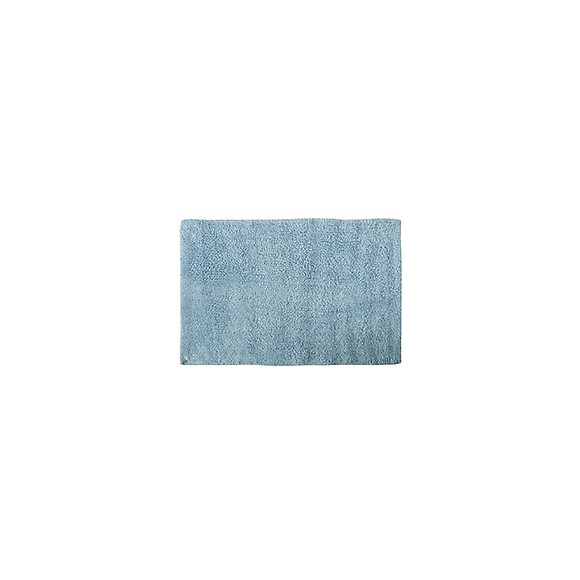 Tapis coton L.70x45cm, bleu ciel