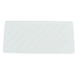 Fond de bain antidérapant Nuage L.75xl.35cm, blanc